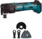 Makita DTM51Z Akku-Multifunk.Werkzeug 18V (ohne Akku, ohne Ladegerät, ohne Zubehör) + Schreinerset 5Stk