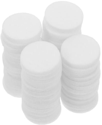Beavorty 50 Stück Parfüm-diffusor-Pads Nachfüll-aromapad Für Luftbefeuchter Wattepads Für Autoduft Auto Duft Ersatz Für Wattepads Ätherisches Öl Weiß Baumwolle
