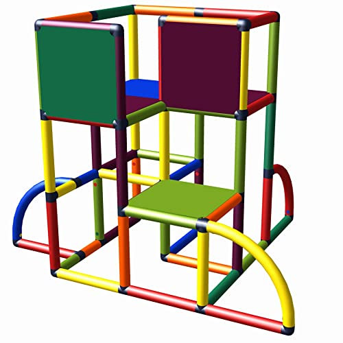 Move and stic Rosa Spielwelt Kletterturm Klettergerüst Labyrinth Motoriktrainer Multicolor 6196