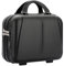 TOLIDA Hard Shell Vanity Cases with Combination Lock - Portable Waterproof Cosmetic Travel Case Box Organizer, Toiletry Case with Zipper Cosmetic Bag Beauty Case, Travel Storage Bag Case (Black)