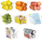 Greentainer Plastic Refrigerator Organizer Bins,8 pcs Large Stackable Food Storage Bins with Handle for Fridge, Pantry, Cabinet, Kitchen, Countertops, Cupboard, Freezer Organization, BPA Free