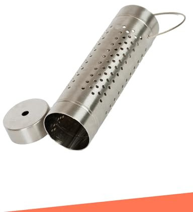 GrillGott Tubo para ahumar de acero inoxidable – Accesorios para barbacoa de gas, parrilla de carbón vegetal, ahumador, parrilla esférica, parrilla de cerámica, GGR0089