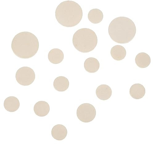 Toyvian 17stücke Einfach Zu Installierende Klarinettenpolster Langlebige Klarinetten Klanglochdichtungen Als Perfekter Ersatz Für Alte Polster Bei Tief Gestimmten Klarinetten