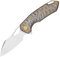 FerraMonster Taschenmesser Klappmesser Outdoor Messer Survival Messer EDC Einhandmesser mit Taschenclip, Tasche - M390 Stahl, Griff mit Titan - Männer Geschenk (Farbig)