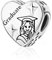 NUNUYAYA Damen Charm Anhänger für Armband 925 Sterling Silber Graduation girl Charms Beads passend für Armband Halskette,Charm Anhänger für Europäischen Armbänder für Frauen Mädchen
