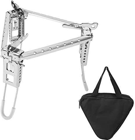Pieghevole Fornello a Gas Pentola Rack Supporto Canister Stand Carburante Grill Treppiede Outdoor Pieghevole Accessori Da Campeggio