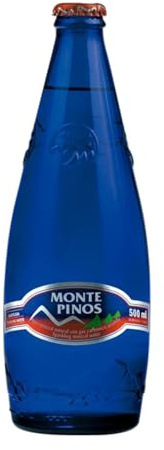 Agua Caja de 20 unidades Monte Pinos Gas Vidrio Botella Medium 50 cl