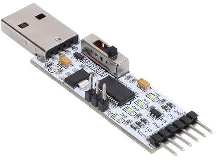 Bewinner FT232 Modul USB-zu-TTL-Konverter-Adapter mit Kabel für 11, 10, 8, 7, OS X. Baudrate 300 Bps-3Mbps, PWR, TXD, RXD-Anzeigeleuchten