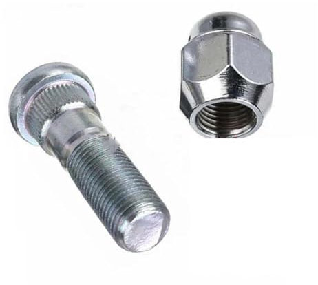 PUNICS Kompatibel Mit Subaru Für Forester 2009–2017 Für Imprez 2005–2018 Auto-Radnabe, Radschrauben, Radbolzen, Radmuttern, Radösen 28365FE001 28171AJ000, 5 Stück Radnabenmuttern