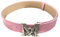 XAGMODSHN Ceinture de taille réglable pour adulte avec boucle ardillon pour boîte de nuit, rose, 105 cm