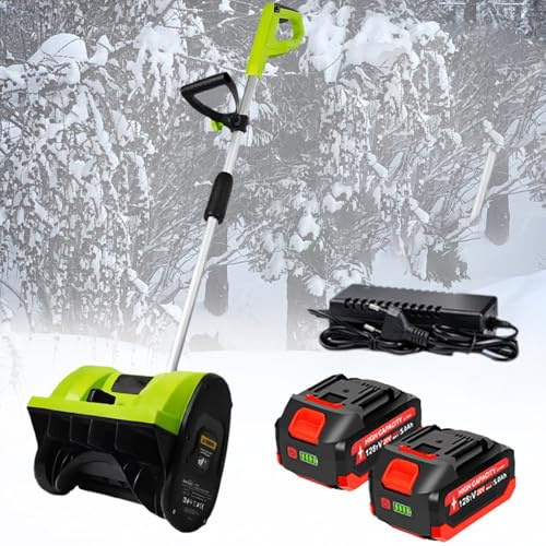 Pelle à neige sans fil, souffleuse à neige électrique, avec direction réglable, chasse-neige rechargeable, pour routes scolaires