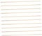 PERSELOSO Modanatura Decorativa in Legno 10 Pezzi Striscia per Finestra Lunghezza 50Cm Spessore 10Mm Fai da Te Adatta per Interni ed Esterni