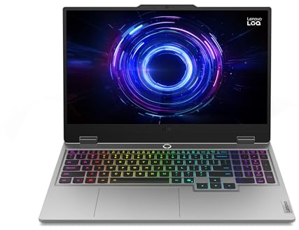 Lenovo LOQ Gen 10 | 15.6 inch FHD Gaming Laptop | Intel Core i7-13700HX | NVIDIA GeForce RTX 5060 | 144 Hz | 16 GB RAM | 1 TB SSD | Wi-Fi 6 | Windows 11 Home | White Backlit Keyboard | Luna Grey