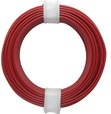 Donau Elektronik 105-0 Vollkerndraht, 10 m, rot, mehrfarbig