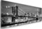 Feeby Bilder Brooklyn Bridge New York 150x60 cm Wohnzimmer Schlafzimmer Büro Flur Küche Wandbilder Modern Bild auf Leinwand Wanddekoration