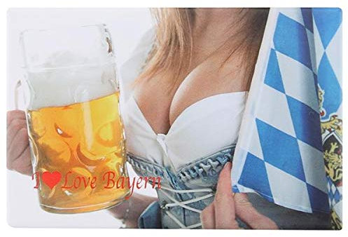 Fotomagnet Foto Magnet Kühlschrankmagnet Deko Souvenir Bauer - Bayern M03