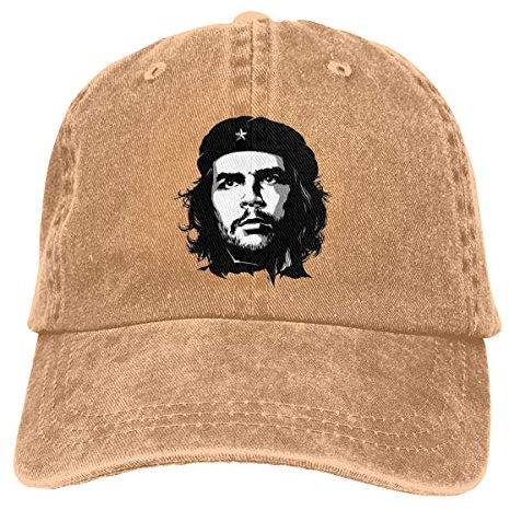 XCNGG Che Guevara Unisex Cowboyhüte Sport Jeans Hut Mode Baseball Cap Schwarz