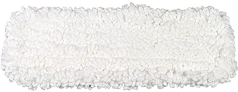 Tradineur - Recambio para mopa ecológica 45 cm, recambio seco de poliéster, ideal para suelos de madera, cerámica y vinilos