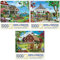 Bits and Pieces - Set mit drei (3) Puzzles mit 1000 Teilen für Erwachsene – jedes Puzzle misst 50.8 x 68.6 cm – 1000 Teile lebendiger Landhaus-Komfort