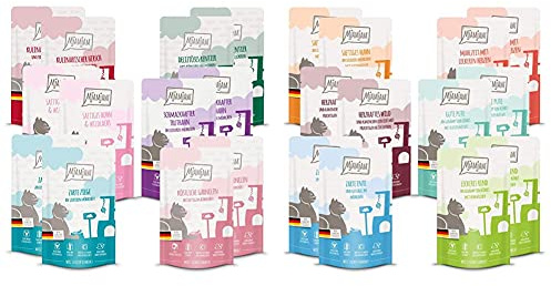 MjAMjAM Mixpaket V, 12 x 125g, 1er Pack (1 x 1.5 kilograms) & Mixpaket III 2*Wild & Kaninchen, 2*Pute, 2*Ente & Geflügel, 2*Herzen, 2*Huhn, 2*Rind 12 x 125 g, 1er Pack (1 x 1.5 kilograms)