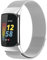 Strap-it Milanese Armband - kompatibel mit - Fitbit Charge 5 - Armband - Silber - fur Fitbit Charge 6
