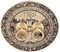 Poignée en laiton, motif d'originalité en laiton 11x11cm poignée antique pour armoires bibliothèques coiffeuses pour meubles anciens chinois