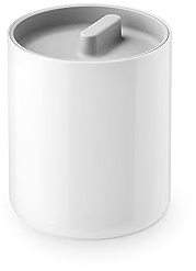 Depot4Design Lunar Deckeldose, Aufbewahrungsdose, Kunststoff, Weiß, Deckel Cool Grey, 1200414