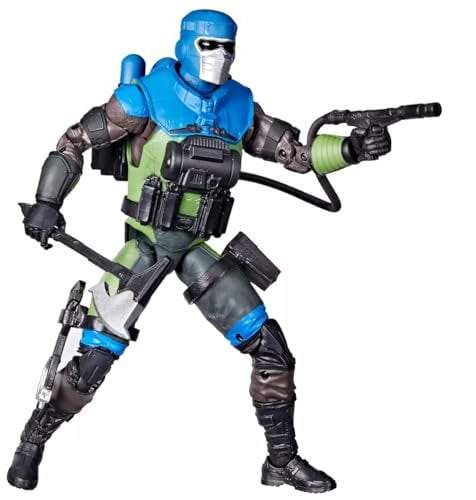 G.I. Joe Classified Series, Figurine Mad Marauders Gabriel “Barbecue” Kelly 58 de Collection, avec Emballage spécial F4030
