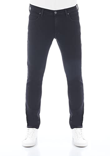 Lee Jeans Herren Stretch Slim Tapered Fit Luke Jeanshose Hose Denim | Blau Schwarz Grau 30 31 32 33 34 36 38
