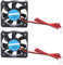 2pcs Ventilateur D'imprimante 3D 5010 50 X 50 X 10 mm Ventilateur de Refroidissement à Faible Bruit sans Brosse à 2 Pôles ventilateur 50mm 12v 30 DB à Faible Accessori per stampanti 3D