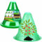 【10 Stück】 Garten Cloches für Pflanzen, große Pflanzenabdeckungen, Pflanzenschutz, transparente Glocke, Glas, zum Schutz von Pflanzen vor Vögeln, 26.9 cm Dx24.9 cm H, grün (10 Stück) PCS(Groß) ))