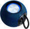 Ibiza - BOOMY - Altoparlante rotondo portatile a batteria da 2,5 Bluetooth a 360° con anelli luminosi a LED e funzione TWS - Blu notte