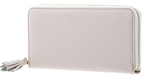 Coccinelle Leder Geldbörse Tassel Zip Around Wallet Creamy Pink rosa
