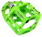 Plattform Mountainbike/MTB/Flat Pedale, Magnesium Trekking Pedale Fahrrad mit Achsendurchmesser 9/16 Zoll für Universell BMX Mountain Bike Ebike Rennrad Trekkingrad 5051 (Grün)