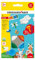 Eberhard Faber 572516 - Spielknete mini, 4 x 50 g Modelliermasse in Weiß, Orange, Grün und Blau, inkl. Modellierwerkzeugen und Stempelmotiven, besonders weich und leicht auswaschbar