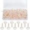 100Packs Drawing Pins, Head Rose Gold Round Pins for Pinboard, Clear Plastic Stationery Map Notice Board Thumb Tacks Pin Board Pinboard for School Cork Bulletin