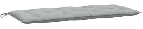 vidaXL Gartenbank-Auflage Melange Hellgrau 120x50x7 cm Stoff