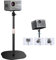 Support de projecteur de bureau 360° - Support en métal antidérapant - Hauteur réglable de 30 cm à 46 cm - Interface à vis 1/4 - Capacité de charge de 5 kg - Parfait pour projecteur, appareil photo