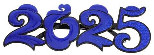 OFFSCH 2025 New Year's Day Decoration Digital Eyeglasses Frame Party Photo Prop New Year's Eve Gadget