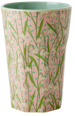 Rice Becher Trinkbecher aus Melamin Schneeglöckchen large tall