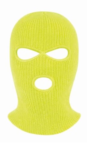 NW NATIONWEAR Balaclava Ski-Maske – Herren Balaclava – Skimaske für Wintersport – Sturmmaske, Räubermaske, Predator-Maske – 3-Loch Skimaske – In leuchtenden Farben erhältlich – Warm & langlebig