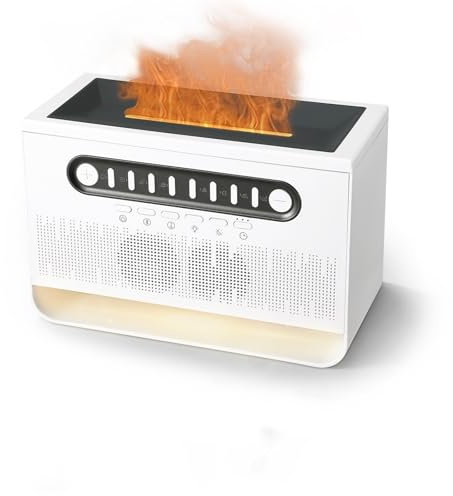 Diffusore di aromi multifunzione, dispositivo di rumore bianco con altoparlante Bluetooth, luce a 7 colori, timer, per relax e sonno