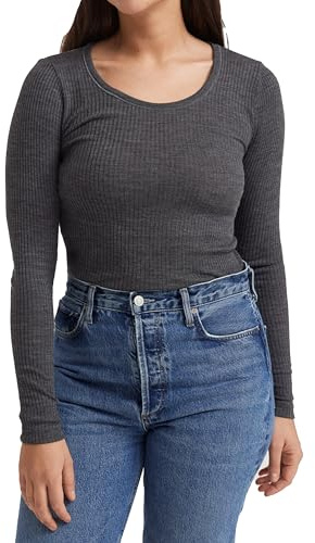 DILLING Ribbed Women's Shirt - Organic Merino Wool