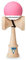 KROM Kendama POP Rosa - aus zertifiziertem Buchenholz - Hohe Holzqualität - Für Anfänger und Profis - Pack : Ersatzschnur + Stickers