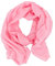 DOLCE ABBRACCIO by RiemTEX WILD CAT Damen Schal Halstuch Tuch aus Chiffon für Frühling Sommer Ganzjährig (Rosa)