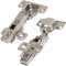 AERZETIX - C41040 - lot de 4 Charnière invisible clipsable pour portes de meuble - à recouvrement total/en applique - permettent une ouverture à 110° - ouverture de montage 35 mm