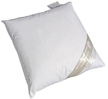 Betten Hofmann Pusta Kopfkissen 40x40 cm Kissen Kleinkissen Kuschelkissen 350 g, prall gefüllt, 30% Daunen, waschbar,