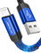 JSAUX Chargeur iPhone 1.8M [Certifié MFi C89] Durable Cable Iphone Lightning en Nylon Ultra Résistant Compatible avec iPhone 11, XS Max XS XR, X 8/8Plus, 7/7Plus, 6s/6sPlus, 6/6Plus,ipad-Bleu