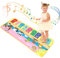 Non-skid and With 25 Sounds Children's Latest Piano Music Mat, Multifunction Electronic Music Animal Touch Play Blanket Toys Gifts for Baby Toddlers Boys Girls 1-4 Years Old (110*36cm)