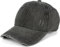 styleBREAKER Damen Baseball Cap im Washed Destroyed Used Look, Ponytail, 6-Panel, Klettverschluss verstellbar 04023080, Farbe:Anthrazit